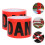 2 Rolls Danger Tape Roll Black Pe Alert For Construction Sites 4