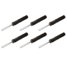 6pcs 17cm Length 20mm Diameter Stainless Steel Wire Tube Cleaning Brush