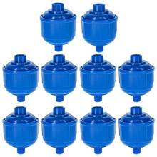 10 Wegwerpbare -Luchtfilters met Standaard 1/4-Inch Schroefdraad, Geschikt voor Meeste Spuitapparaten en Luchtdrukgereedschappen