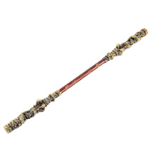 Black Myth Wukong Weapon Ruyi Staff Martial Arts Bo Staffs Game Collection Desk Room Decoration Gift Copper