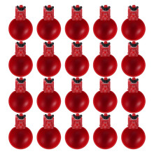 20Pcs Automatic Poultry Drinker Bowl Chicken Water Cups Duck Drinking Machine Hanging Drinking Bowls Water Dispenser