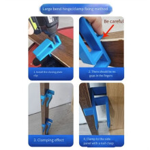 Wardrobe Closing Board Clip Woodworking 16-18mm Jigs Closing Fixing Clip Carpentry Closing Fixed Clamp Tool 6PCS