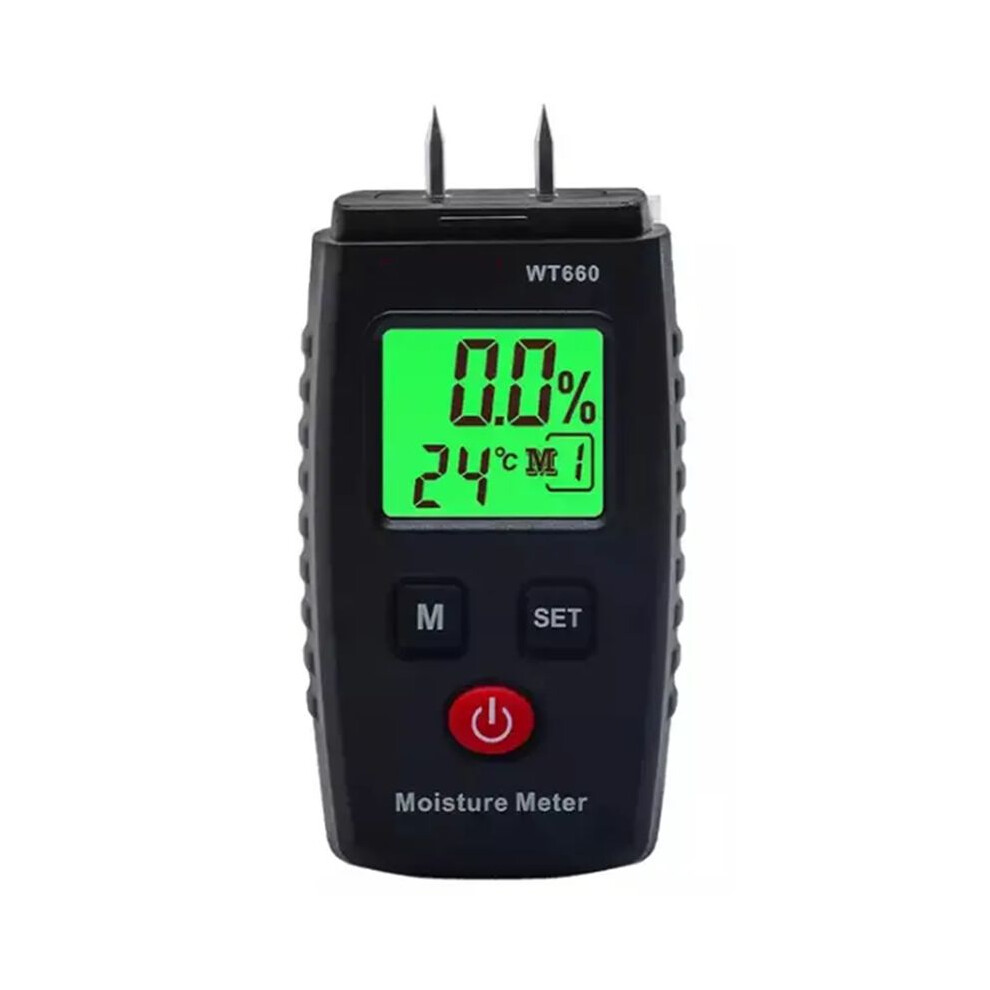 Wood Moisture Meter, Pin-Type Digital Moisture Detector, Water Leak Detector, Handheld Moisture Meter For Lumber, Walls 6033280067726