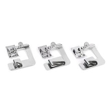 3 Size Wide Hemming Foot Sewing Machine 1/2 inch,3/4 inch,1 inch for Singer and Other Low Handle Sewing Machines
