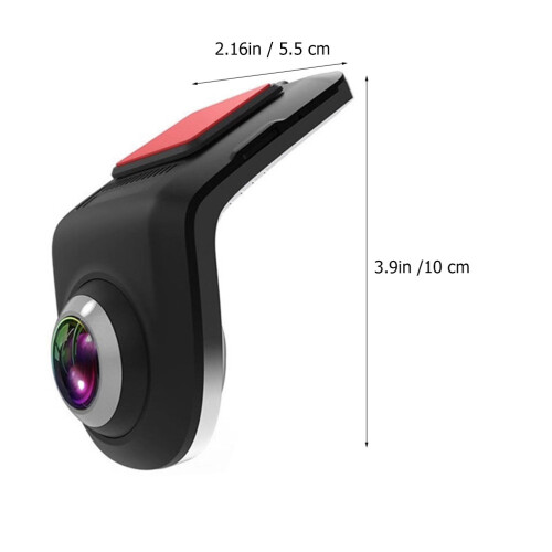 1USB Dashcam Zinc Noir Vision Adas Champ Large Conduite 2