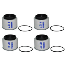 4 Stuks R12T Brandstof/Waterafscheider Filterelementen voor Racor 140R 120AT S3240 NPT ZG1/4-19 Auto-Onderdelen