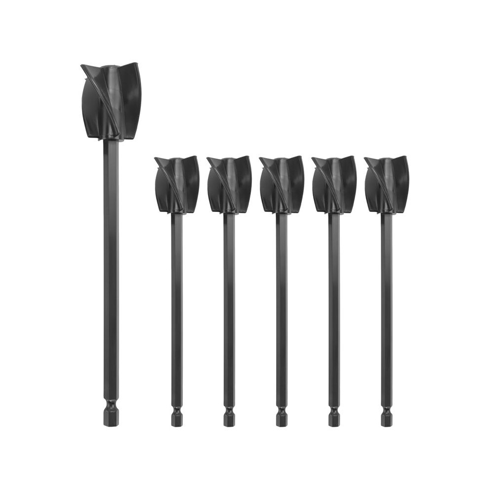Resin Mixer Paddles, Epoxy Mixer Attachment For Drill, Reusable Paint Stirrer Drill Attachment(6Pcs) 4712225263677