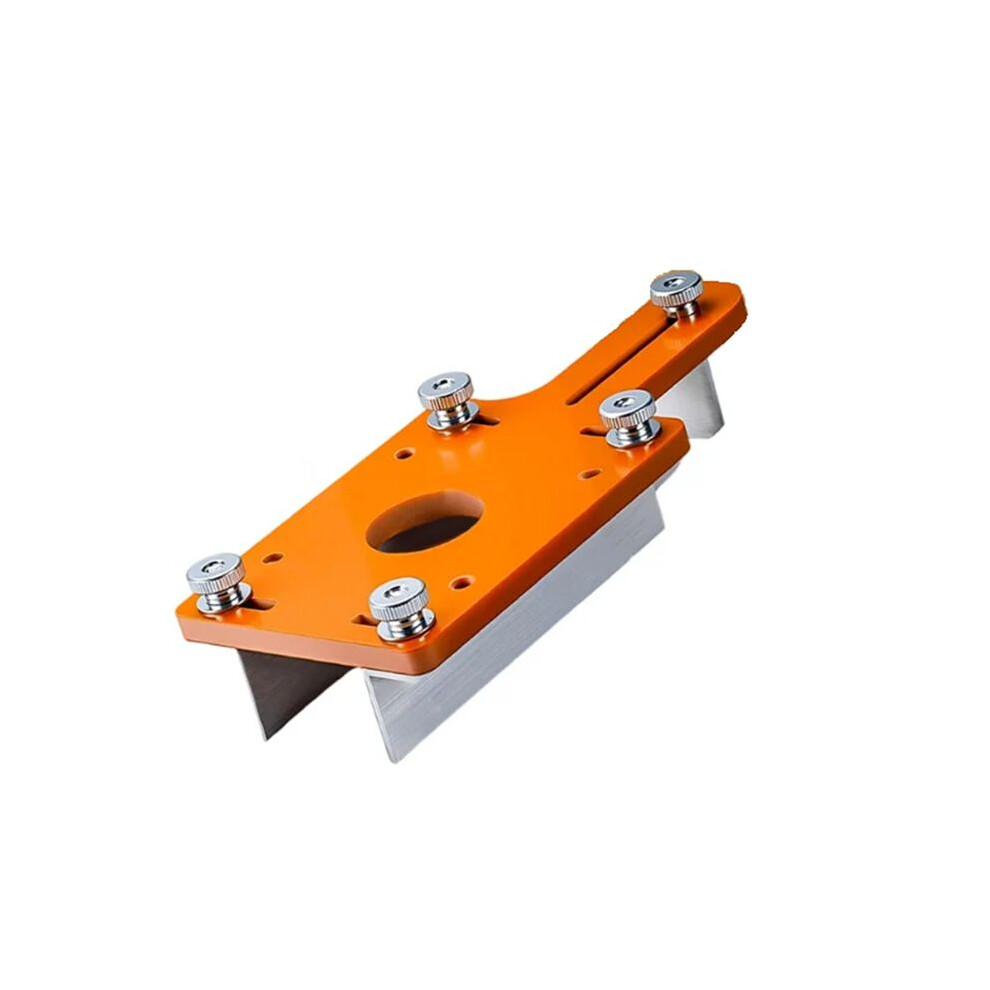 Adjustable Woodworking Slotting Positioner Wood Router Slotting Locator Tool Wood Trimmer Router Base Fastening Bracket 4714120698615
