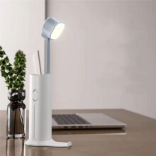 White Power Bank with Portable Led Learning and Reading Small Table Lamp Suitable for Families 3000 MAh
