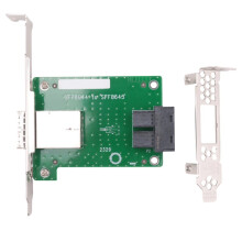 Placa de Expansão de 2 Portas SFF-8644 para SFF-8643 8 SAS//SSD 6 Gbps SAS HD Riser Card