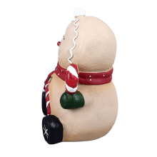 Resin Christmas Aquarium Decoration Gingerbread Man for Fish Tank Home Office