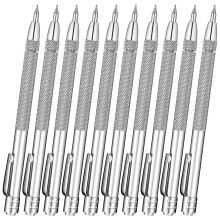 10 Sztuk Rysik z WęGlika Wolframu z Magnesem Aluminium Grawerowanie DłUgopis z Klipsem do Ceramiki SzkłO Marmur