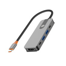 5-in-1 USB-C Hub Type-C Splitter with 4K -Compatible USB3.0 Docking Station for Laptop