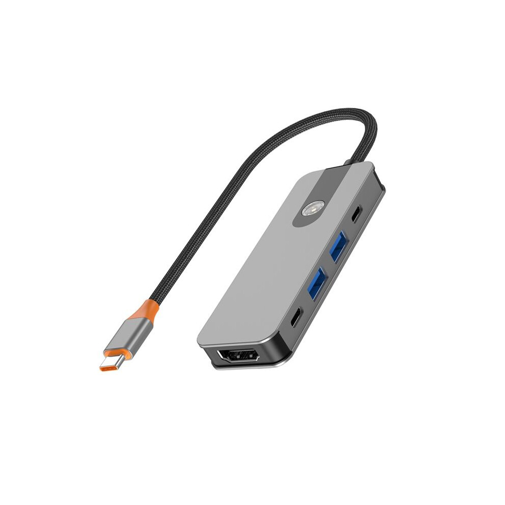 5-In-1 Usb-C Hub Type-C Splitter With 4K -Compatible Usb3.0 Docking Station For Laptop 4712707839185