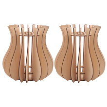 Blumenstraußvase Puzzlevase Aus Holz Passend zum Blumenstrauß-Baukasten