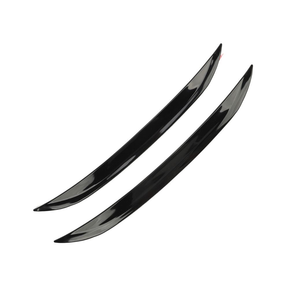 Glossy Car Wheel Arch Lips 33.5Cm Flare Protector Universal Fit Moulding Black 3721388731214