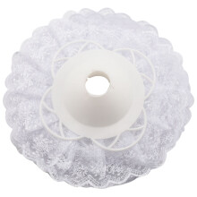 6Pcs Lace Bouquet Collar, Lace Collar DIY Bouquet Holder Wedding Bridal Bouquet Collar White Lace Decoration Bouquet Holder