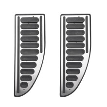 2X Car No Drill Anti-Slip Footrest Foot Rest Pad Pedal Cover Adhesive for Focus Fiesta Mondeo Car Accessories