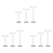 9 Pcs Acrylique T Forme Boucle D'Oreille Affichage Boucle D'Oreille Titulaire Boucle D'Oreille Support Bijoux Organisateur Boucle D'Oreille Bijoux