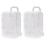 2X White  Roller Travel Suitcase Candy Box Personality  Wedding Candy Box 1