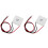 2pcs 40X40mm New Useful Simple Module Thermoelectric Generator Semiconductor High Temperature Power 1
