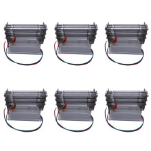6X 27G Ozone Generator Air Purifier O3 Quartz Tube Air Ozonator Stainless Steel Electrode Ozonizer Air Purifier Cleaner