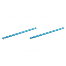 2X Eixo de Transmissão Central de Hélice de Transmissão Principal de Liga de Alumínio TT-02 para Peças de AtualizaçõEs de TT02 TT02B, Azul