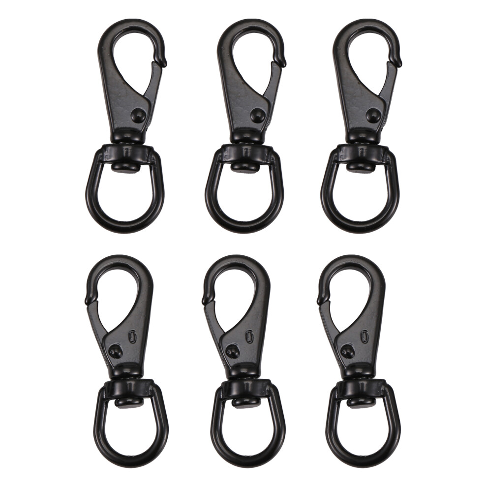 6 Pack Swivel Snap Hooks,Stainless Steel Spring Clips, Flag Pole Clips, Scuba Diving Clips For Dog Leashes, Keychains 6031617944849