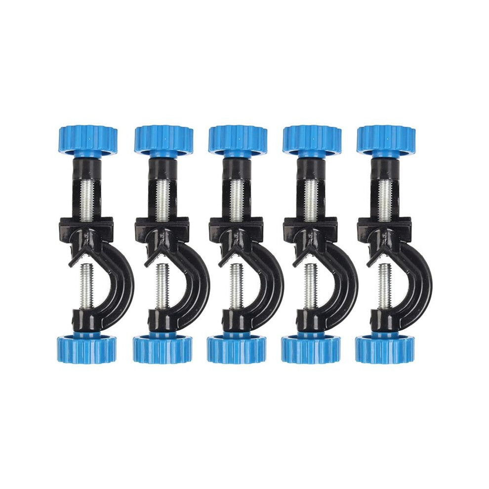 5Pcs Lab Stand Clamp Holder, Aluminum Alloy Body Laboratory Stand Clamp Holder Right Angle Bosshead Clamps 6033206341541