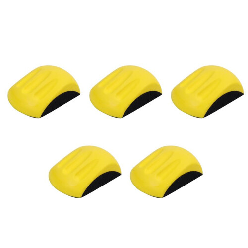5X Bloco de Lixa Manual de 5 Polegadas para Lixa de Gancho e Laço Almofada de Polimento Almofada de Polimento Ferramentas Abrasivas