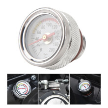 M20 x 1.5 Motorbike Oil Temperature Gauge 0-200 Durable Metal