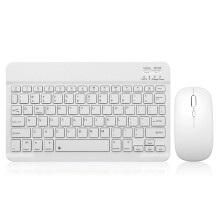 10-Inch  Keyboard with Battery-Powered Mouse Ultra-Thin Wireless Mouse and Keyboard Set for Android Windows B