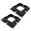 8Pcs RV Solar Panel Mounting Brackets Black Drill-Free Corner Bracket Support for RV Boat Caravans 1