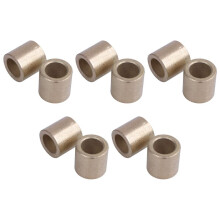 10 Peças de Manga de Rolamento de Bucha de Bronze Sinterizado Imerso em óLeo 8X12X12mm