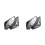 4 x Car Carbon Heckstoßstange Lip Diffuser Splitter Protector 1