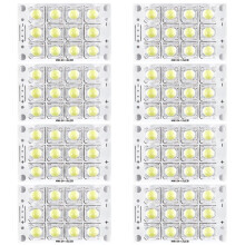 8X New  3V 5V 12 LED Super Bright White Piranha LED Circuit Board LED Lights Light Yacht
