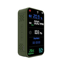 Tuya WiFi Data Storage Oxygen Concentration Air Detector Outdoor Camping Carbon Monoxide Temper Humidity Meter C