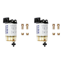 2X S3213 Kraftstoff Wasser Abscheider Filter Baugruppe für Außenbord Motor Mercury 35-60494-1 für B32013 18-7932