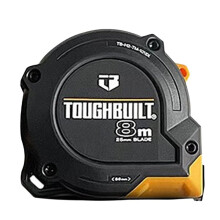 TOUGHBUILT High Precision Alloy Tape Measure Metric Auto-Lock Thickening Wear Resistant Alloy Tape Measure 8 Meter
