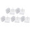 5X 2 in 1 White 24 Pieces Microscope Slides Staining Rack Dish Set 1