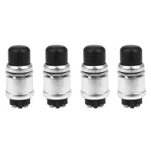 4X Servicio Pesado Impermeable Coche Bocina Interruptor Momentáneo de Arranque del Motor Botón Pulsador