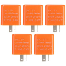 10X 2 Indicatore di Direzione del Lampeggiatore Led Regolabile Nel Velocità Della Pin del Motociclo. 12V