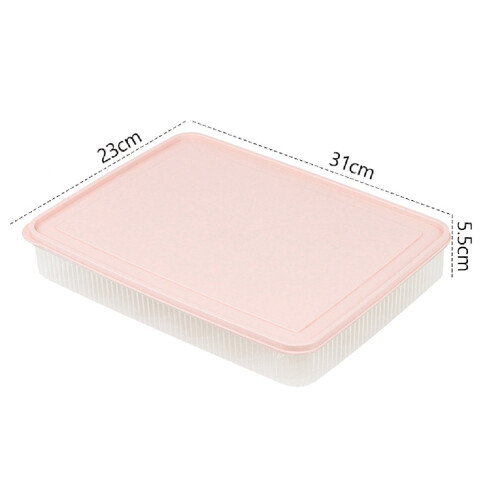 Roze Plastic Eierdoos Stevige Bewaarbox Voor Verse Eieren 1