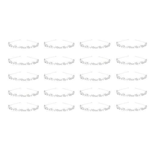 20X Bridal Bridesmaid Flower-Leaf Pattern Headband Wedding Tiara
