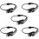 5X 1 to 4  Power 4-Port Splitter Adapter Adaptor Cable CCTV Camera 1