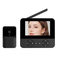 M15 Video Wireless Electronic Doorbell Outdoor Monitoring Video Tape Infrared Night Vision Home Voice Intercom EU-PLUG A
