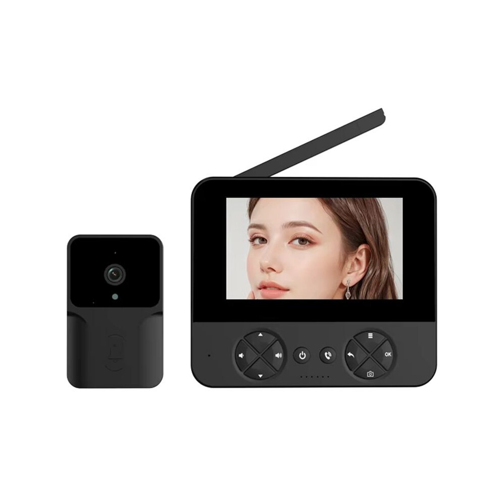 M15 Video Wireless Electronic Doorbell Outdoor Monitoring Video Tape Infrared Night Vision Home Voice Intercom Eu-Plug A 4712945061003