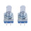 2X 20-Point Shaft Detents Encoder and 360 Degree Rotary with Push Button  + Silver 1