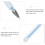 3Pcs Skin Position Pen Tattoo Marking Tool For Eyebrows 8