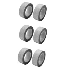 6 Pezzi 10M Nastro Washi Glitterato Stick Autoadesivo Decorativo Decora DIY in Argento